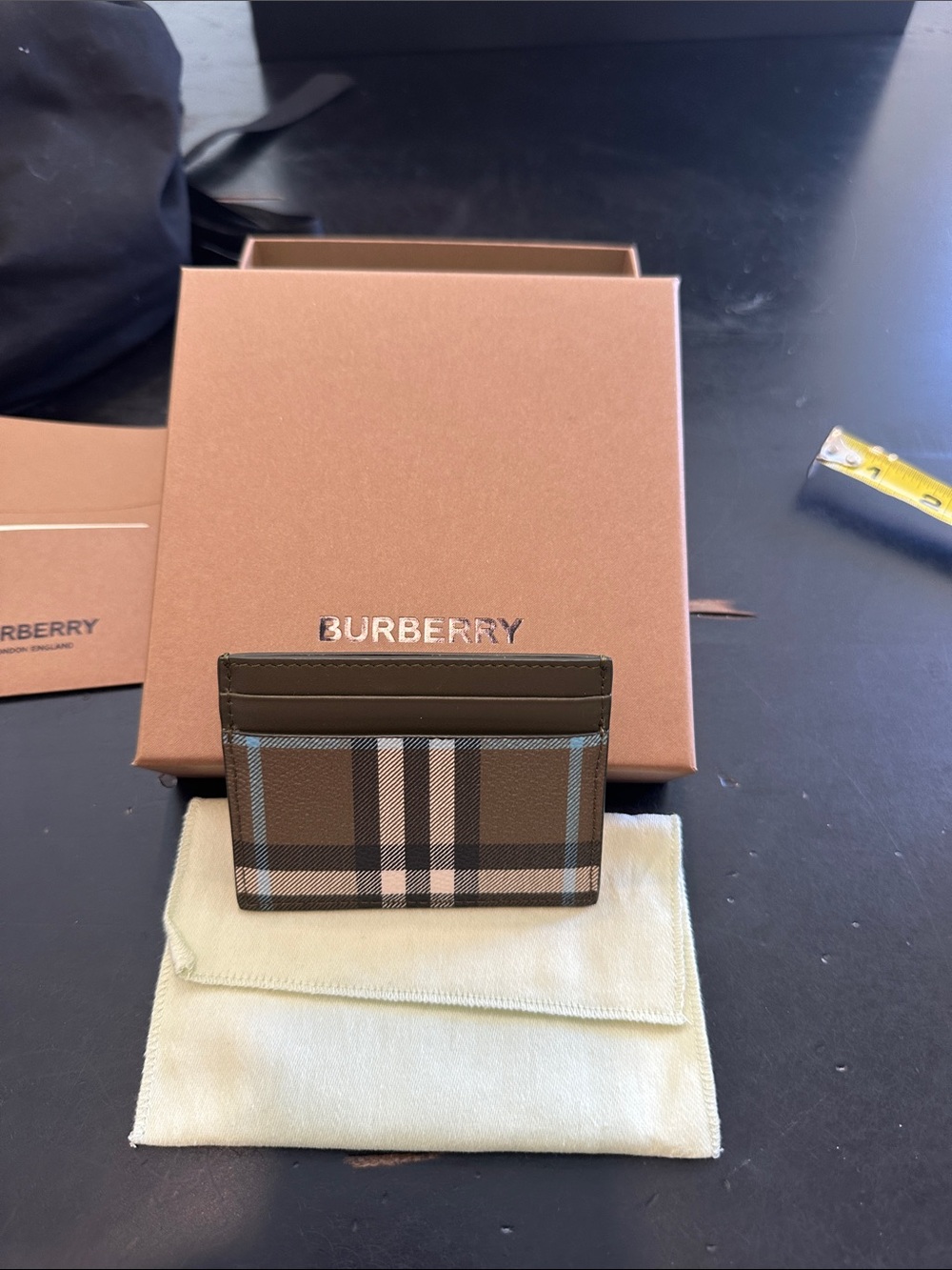 Burberry Brown Vintage Check CardholderNWT